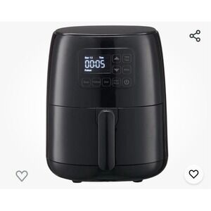 2.6 Quart 1300W Air Frying Oven Touch Control Panel, Quick Control- New, Sealed!